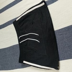 Black & White Side Striped Skort